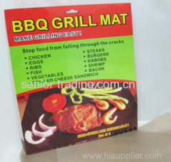 Easy Grilling Baking PTFE Non Stick Reusable BBQ Grill Mat