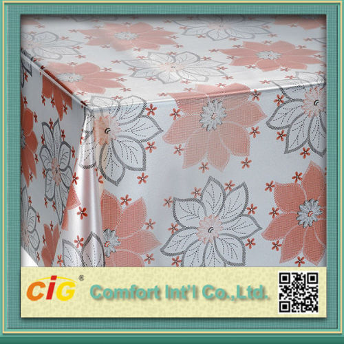 PVC printed table cloth in roll