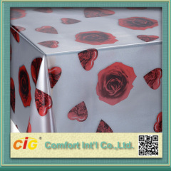 PVC printed table cloth in roll