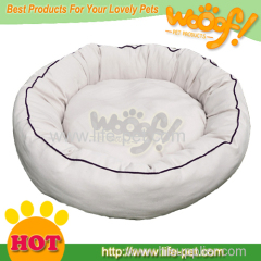 round pet dog bed