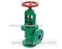 Corrosion Resistant Angle Globe Valve For Oil / Acid / Alkali / Salt