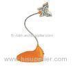 portable folding Rechargeable LED Table Lamp Plastic reading light , White