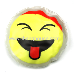 Heat Sensitive Color Changing Instant Heat Gel Pack (Smiley Face)