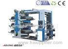 Six Color Non Woven Flexo Printing Machinery For Vest Bag / Shopping Bags CE / ISO9001