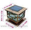 Decorative IP67 3.6V 700mA CREE LED Solar Yard Lights House Shaped 100-120lm/w