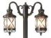 Europe Modern Outdoor Pole Lights For Park IP65 , 60W E12 / Water Glass