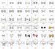 Professional Nail Art Decorations , Faux Pearl / Rhinestone Nail Art Decals / Stickers