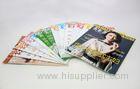 Custom SoftCover print business magazine Services With Glossy Lamination , varnishing