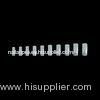 Square Nature White Clear ABS Full Nail Tips Art False Nails