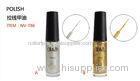 Varnish Gold Silver Glitter Nail Lacquer / Polish Nail Art Brush Pen For Draw Line