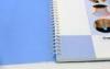 CMYK a4 spiral notebook Art Paper , Cardboard / offset printing service