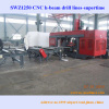 Steel profile CNC 3d drilling machine