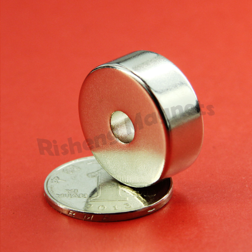 Magnet Suppliers of N35 D25 x d6.4 x 10mm Radially Magnetized Neodymium Ring Magnets