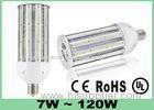 18W 2100LM Pure White Led Corn Lights In Enclosed Fixture For Garden / Street Lighting