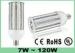 18W 2100LM Pure White Led Corn Lights In Enclosed Fixture For Garden / Street Lighting
