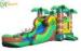 Rent Commercial Outdoor Jungle Bounce House Water Slide 8 x 3 x 4 m