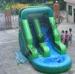 Attractive Fire Retardant Outdoor Inflatable Water Slides For Ground Pools Grade 0.55mm