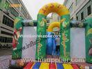 Children Jungle Inflatable Bouncy Castle With slide / Jumping Castle For Rent