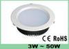 Compact 18W Dimmable LED Downlights Aluminum alloy and PC for Hohptial , Hotel , Home Lighting