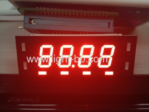 Custom Ultra Red Four-digit 7 Segment LED Display For Digital Oven Timer