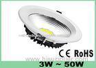 High CRI Dimmable LED Downlights Easy Install With Driver, Bridgelux COB LED Down Light