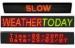 Multi Line LED Scrolling Message Board Three and Four Lines LED Sign 32 x 128