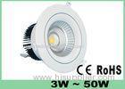 Bridgelux COB Dimmable LED Downlights 25W 2000 LM Commercial Shopping Mall Lighting