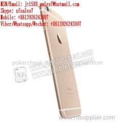 XF iPhone 6 mobile phone camera for poker scanner|gamble cheat /poker cheat/contact lens