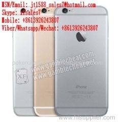 XF iPhone 6 mobile phone camera for poker scanner|gamble cheat /poker cheat/contact lens