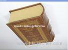 Hardcover Bible Book Printing With Gold Stamping , Gold Foil Print
