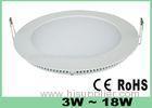 SMD2835 Slim Round LED Ceiling Panel Light Pure White CE ROHS 12W Ra70 IP44 Dustproof