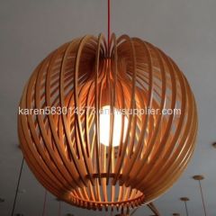 Lightingbird Hanging Lamp Wooden Pendant Lighting