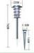 CREE / BRIDGELUX 0.45W Ra 75 Long Life LED Solar Yard Lights For Sidewalk Lighting
