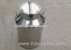 SS304 High Rubber Sealing Ring Aluminum Milk Can With Fixed Handle