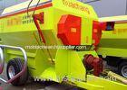 High Efficiency Sanitary Vertical TMR Mixers , 7CBM Cattle Feed Mixer