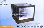 Commercial Show Box Transparent LCD Display 22 Inch Black Touch Advertising Screen