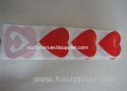 Red Heart Shape RF EAS Soft Label Security System Checkpoint Rf Paper Label