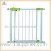 Retractable White Metal Baby Gates