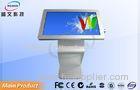 Floor Stand LCD Touch Screen Monitor / Infrared Multi Touch Digital Media Player RJ45 HDMI DVI VGA