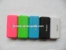 Portable Colorful 2600mah Mini Power Bank With LED Light , Output 1A