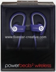 New Powerbeats2 Wireless Earbuds In-Ear Sports Headphones with Bluetooth Blue