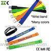 Wrist Band Custom USB Flash Stick , USB 2.0 High Speed Micro USB Storage Drive