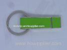 16GB / 32GB Customized Mini Leather USB Flash Drive With Key Ring