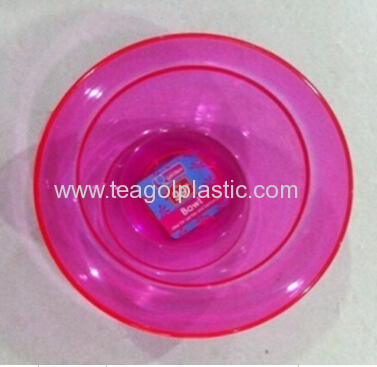 Picnic round bowl 14cm PS plastic