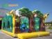 Kids Green Jungle Party Inflatable Fun City Jumper , Outdoor Fun Inflatables 10 x 6 x 4 m