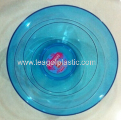 Salad bowl 10 inch round 25cm PS plastic