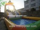 Promotion Colourful Commercial Outdoor Inflatable Water Slide For Pools UL / CE