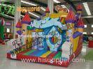 Backyard Aladdin Castle Inflatable Bouncy Slide , Inflatable Castle Slide
