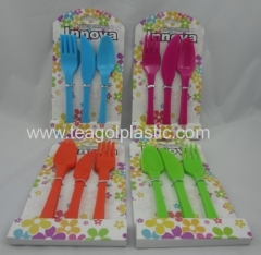 Cutlery set 12PC PP plastic