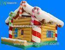 Customized Big Inflatable Christmas Decorations , Inflatable Christmas House